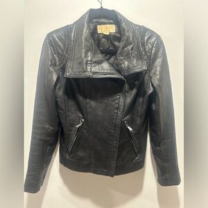 Michael Kors Leather Jacket XS